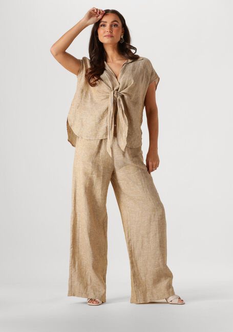 Braune NUKUS Hose DEBB PANTS MELANGE - large