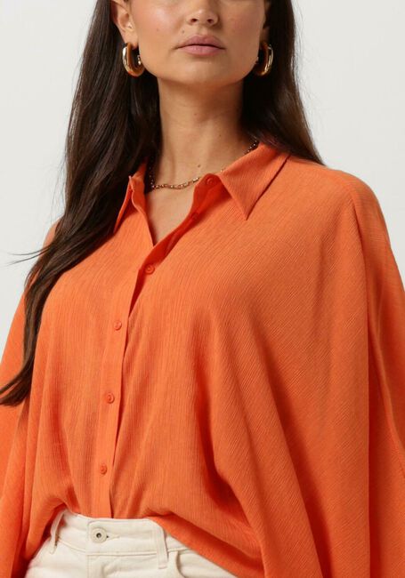 Orangene ANOTHER LABEL Blusen BOBBY SHIRT L/S - large