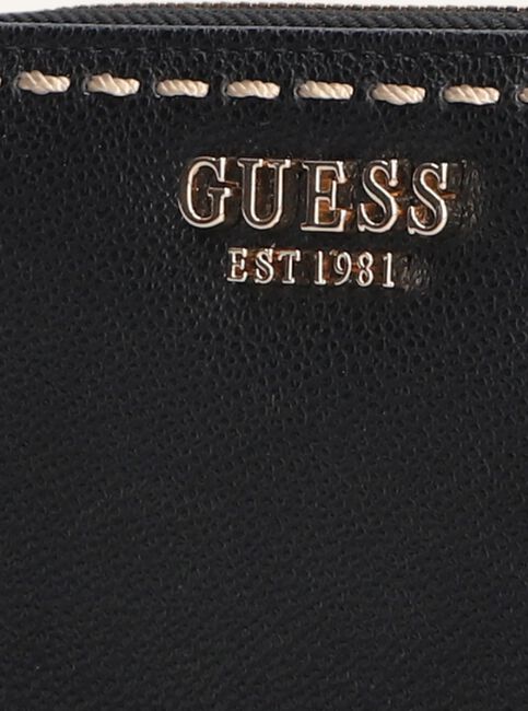 Schwarze GUESS Portemonnaie ZAMIRA SLG MEDIUM ZIP AROUND Schwarze GUESS Portemonnaie ZAMIRA SLG MEDIUM ZIP AROUND - large