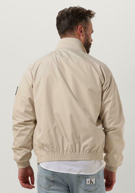 Beige CALVIN KLEIN Jack UNPADDED HARRINGTON JACKET - large