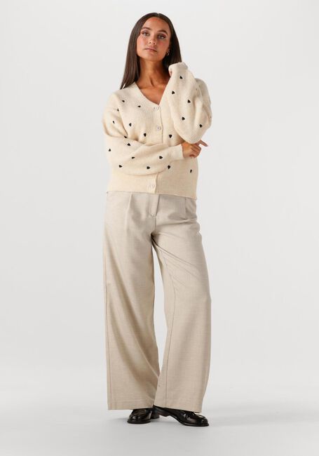 Creme Y.A.S. Strickjacke YASBOW LS EMBROIDED KNIT CARDIGAN - large