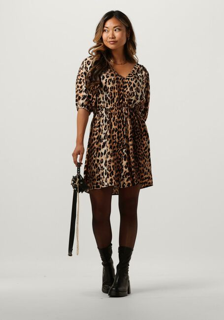 Braune CATWALK JUNKIE Minikleid DR LEOPARD - large