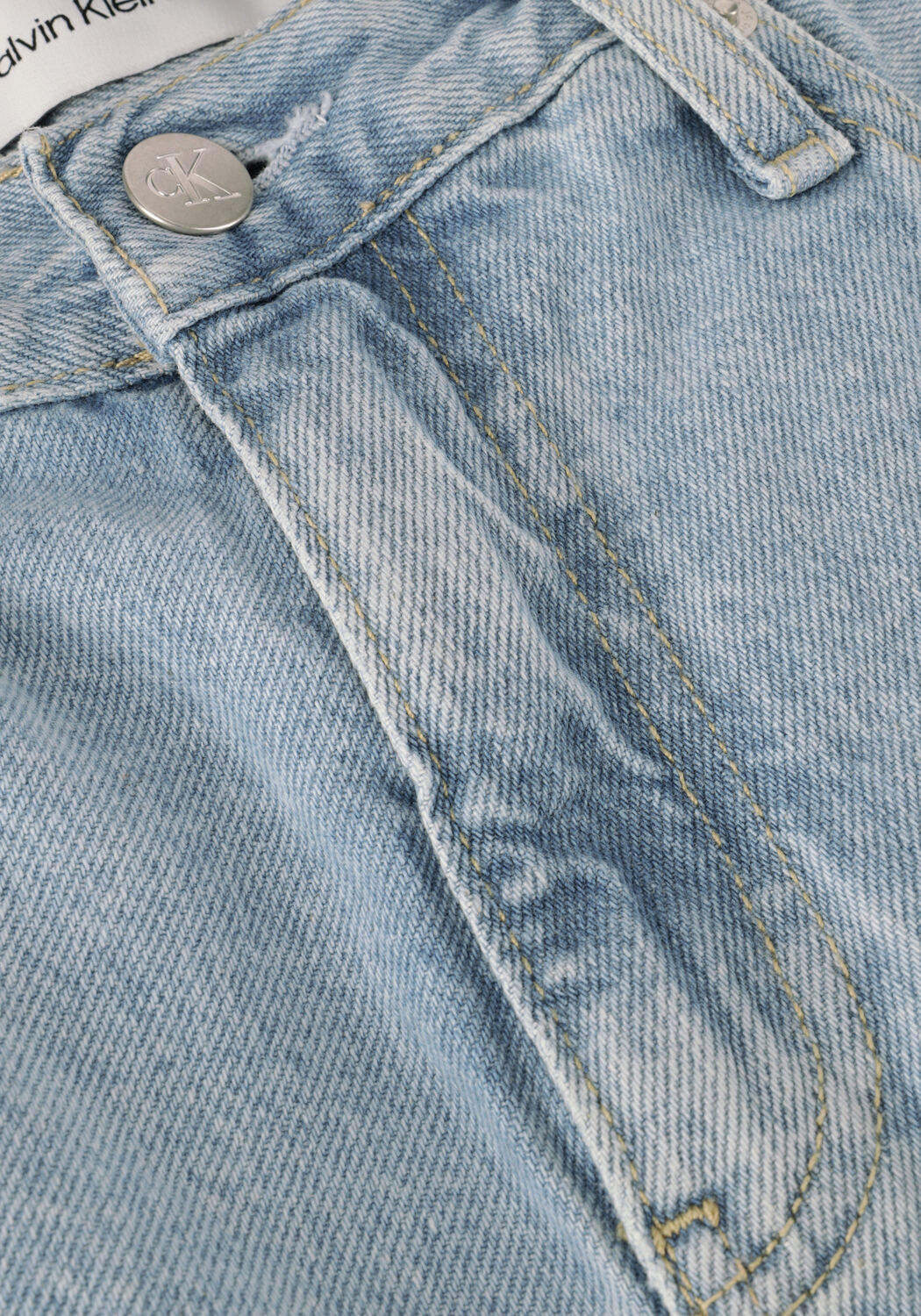 Blaue CALVIN KLEIN Kurze Hosen MOM SHORT - large