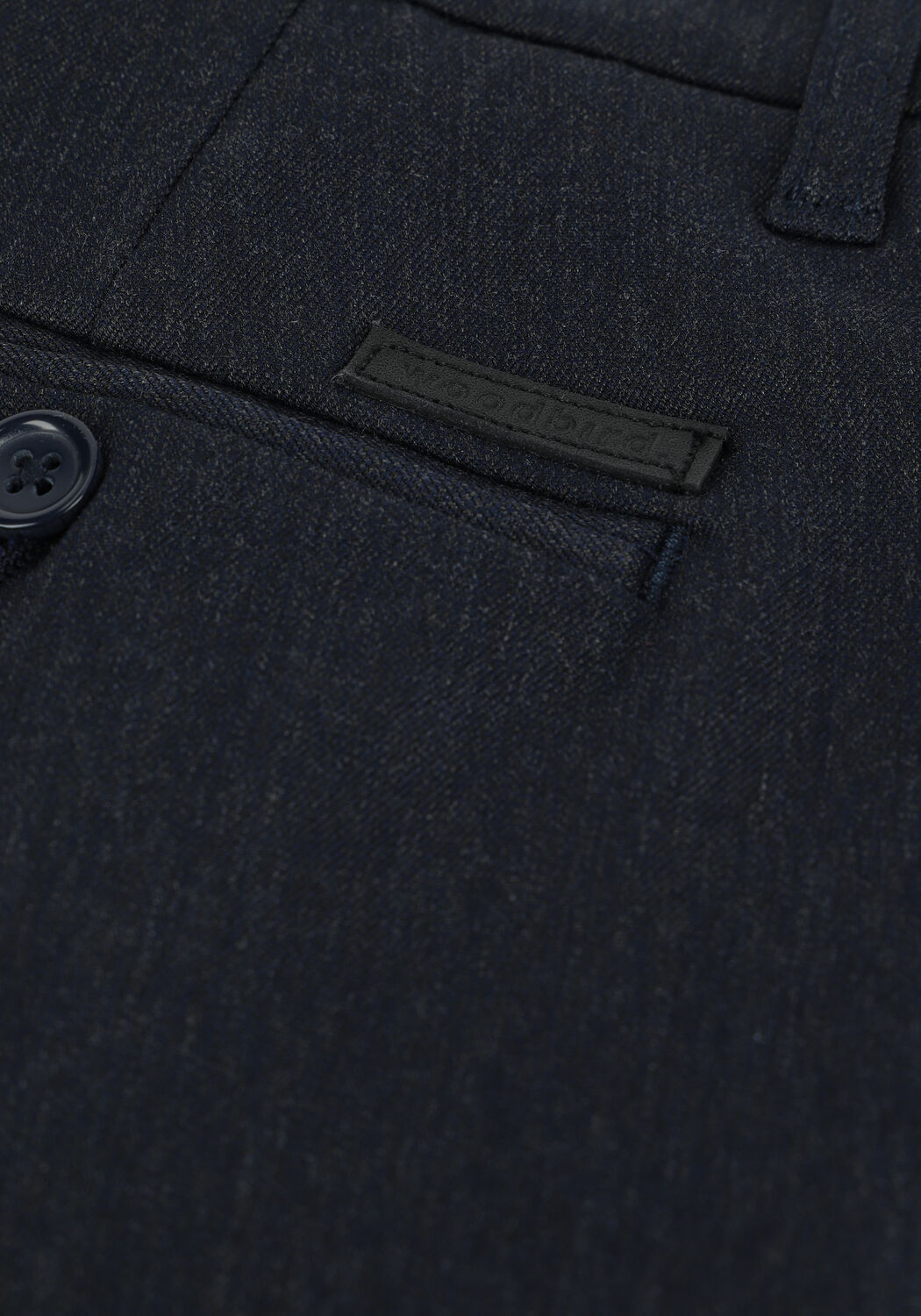 Dunkelblau WOODBIRD Kurze Hose STEFFEN MELANGE SHORT - large