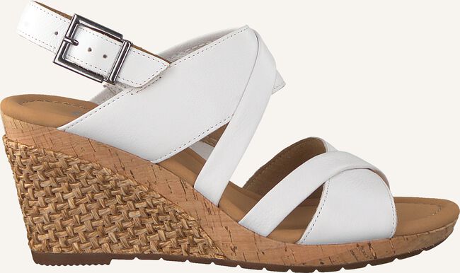Weiße GABOR Flache Sandalen 822 Weiße GABOR Flache Sandalen 822 - large