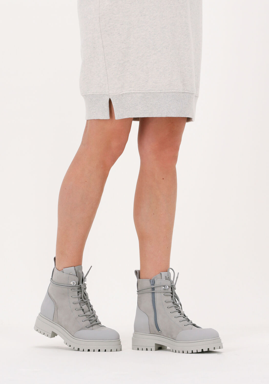 Graue RED-RAG Schn&uuml;rboots 71322 - large