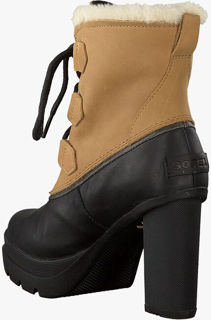 Camelfarbene SOREL Ankle Boots DACIE LACE - large