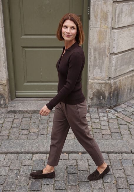 Braune BRUUNS BAZAAR Rollkragenpullover ANEMONEBBVALEA KNIT POLO - large
