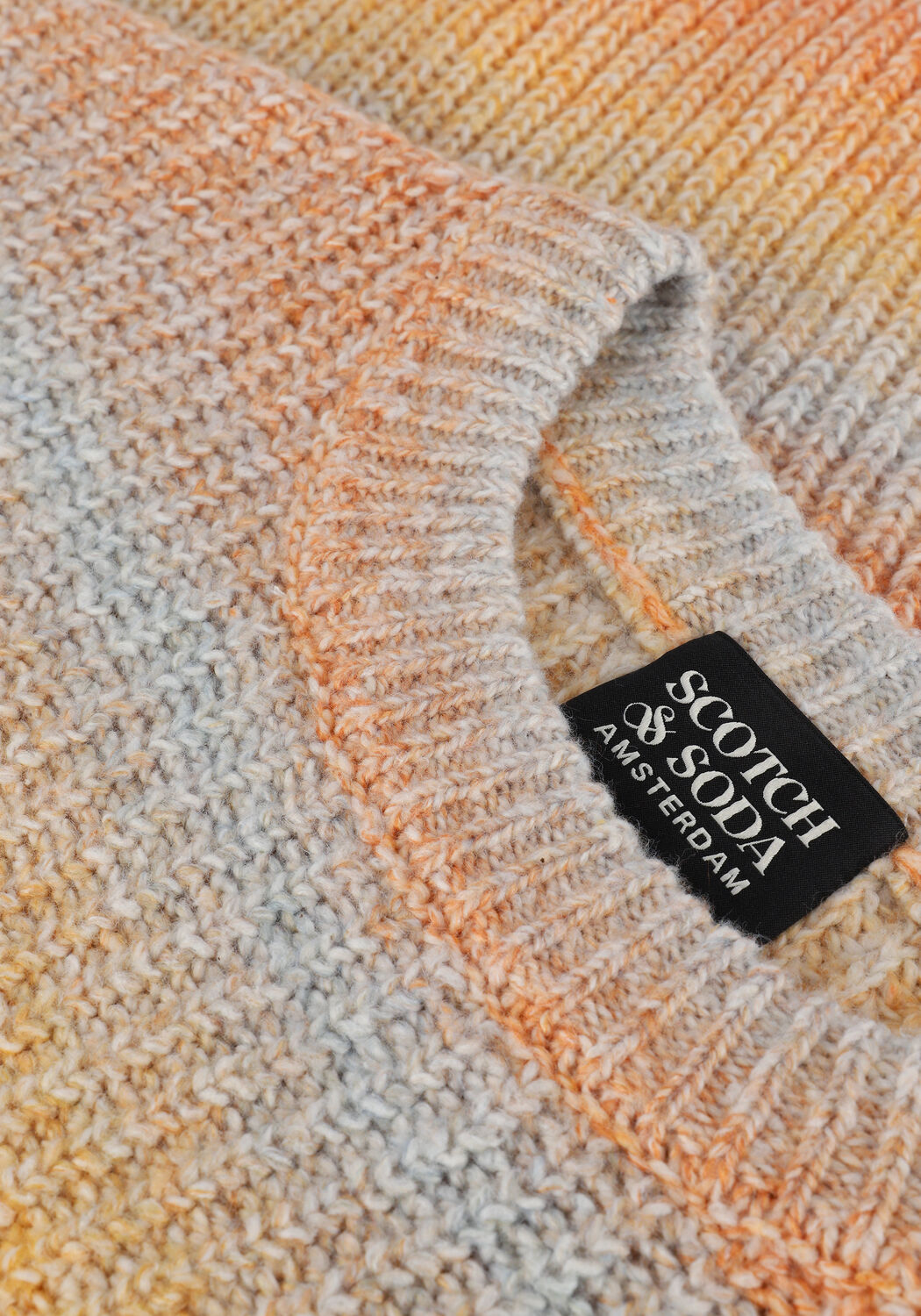 Mehrfarbige/Bunte SCOTCH & SODA Pullover CREW NECK GRADIENT SWEATER - large