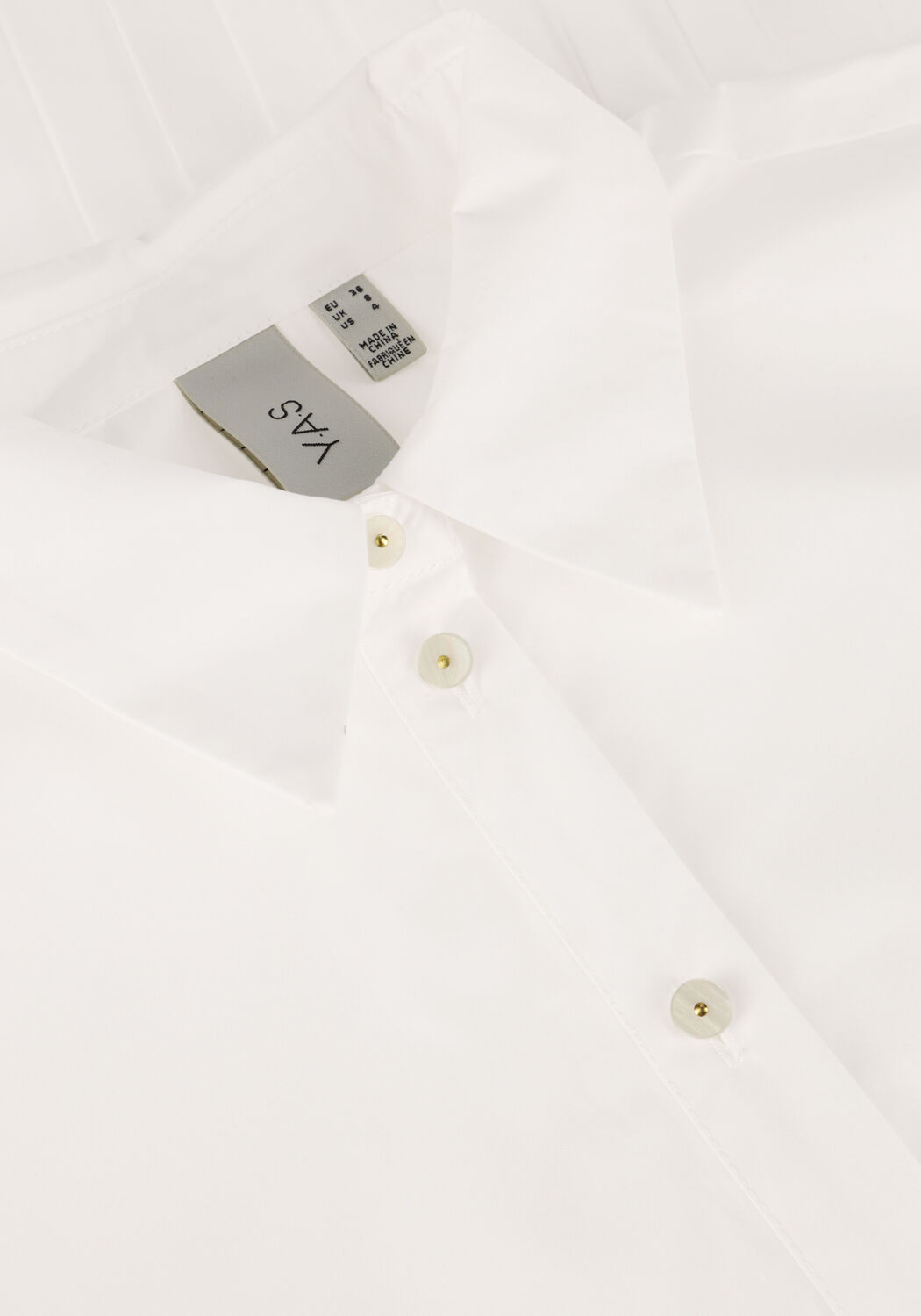 Wei&szlig;e Y.A.S. Minikleid YASELLI LS SHIRT DRESS S. NOOS - large