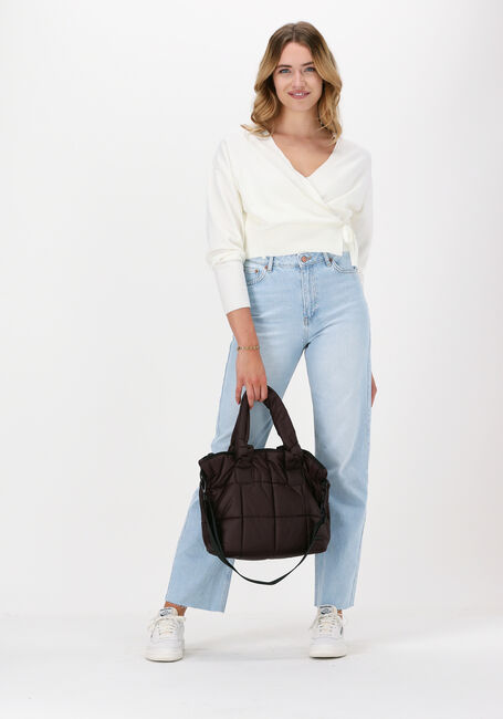 Hellblau NA-KD Straight leg jeans STRAIGHT HIGH WAIST RAW HEM JE - large