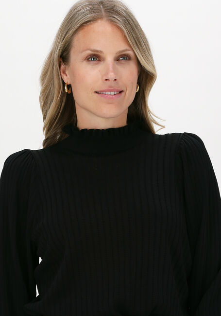 Schwarze SUMMUM Pullover BALLOON SLEEVES SWEATER POINTE - large