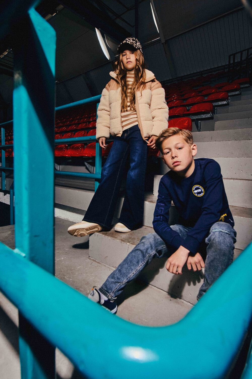 Dunkelblau RETOUR T-shirt KENJI - large