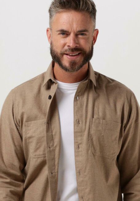 Camelfarbene PORTO MILANO Overshirt LISSABON - large