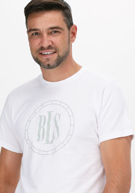 Weiße BLS HAFNIA T-shirt COMPASS T-SHIRT - large
