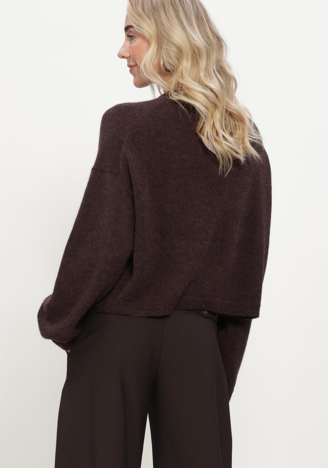 Braune DRYKORN Strickjacke MARWENI - large