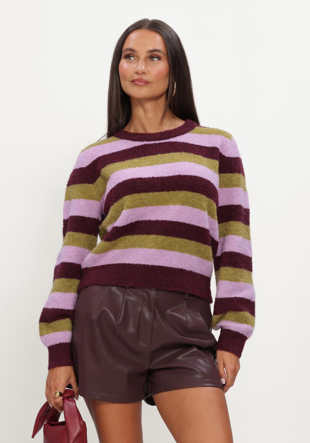 Mehrfarbige/Bunte YDENCE Pullover KNITTED SWEATER AURORA - large