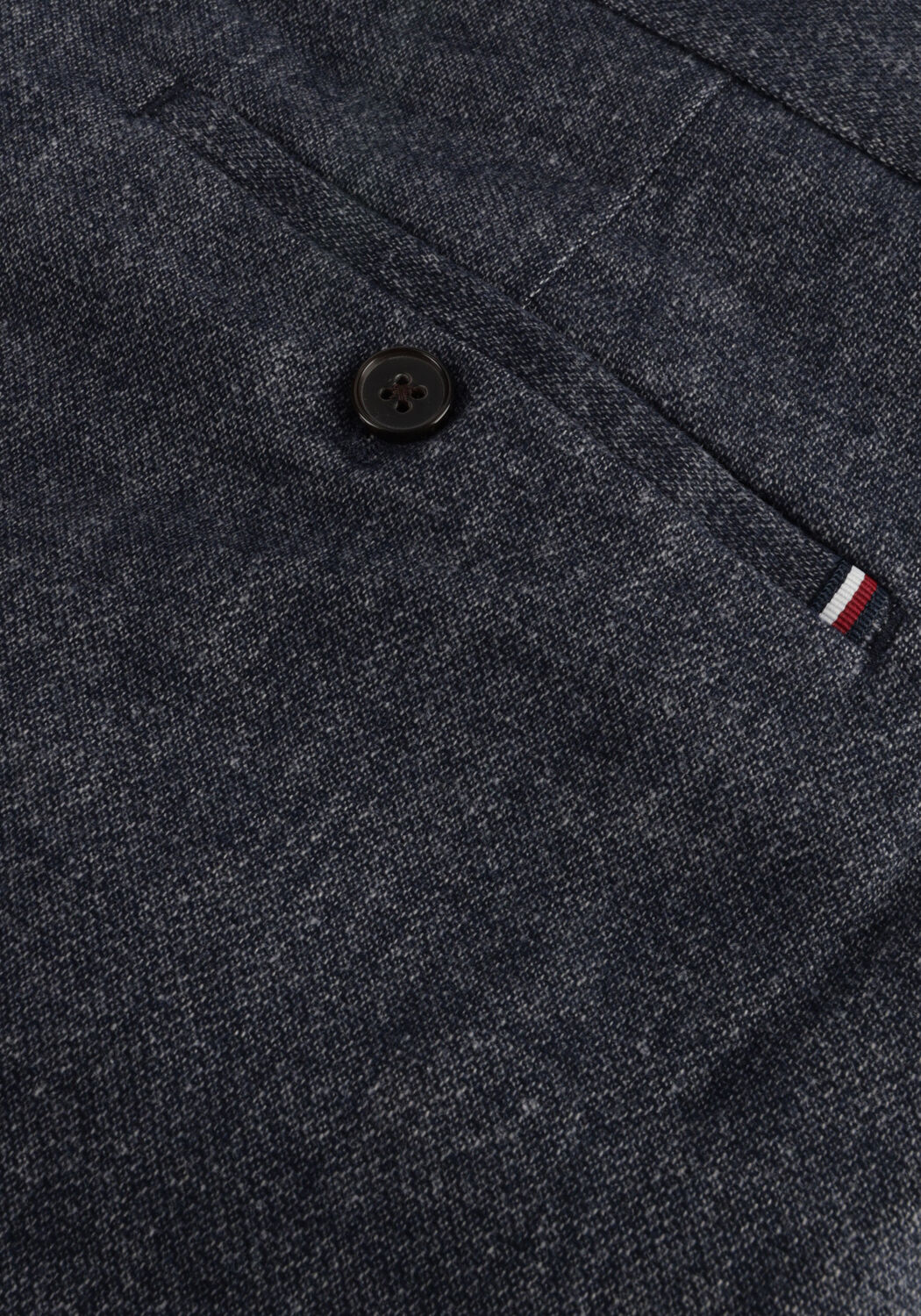 Dunkelblau TOMMY HILFIGER Hose BLEECKER FAKE SOLID WOOL LOOK - large