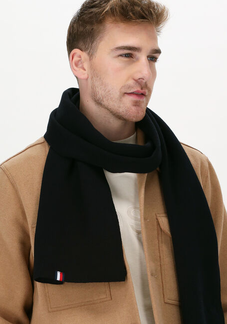 Schwarze TOMMY HILFIGER Schal ELEVATED MERINO SCARF - large
