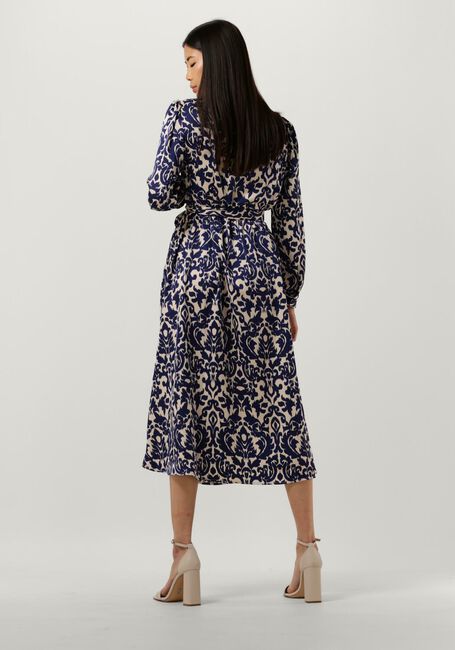 Blaue NEO NOIR Midikleid CILIAN FLOWER BLUR DRESS - large