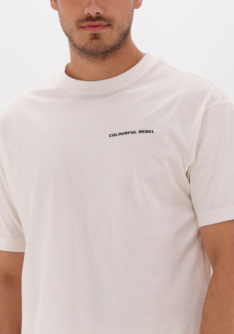 Nicht-gerade weiss COLOURFUL REBEL T-shirt SUNSET BACK PRINT BASIC TEE - large