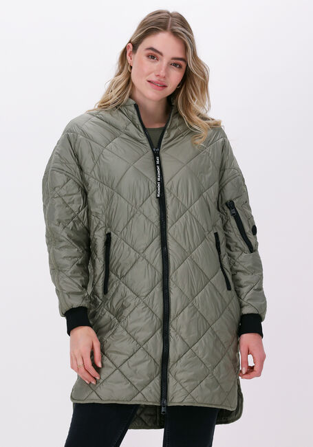 Grüne BEAUMONT Wattierte Jack OVERSIZED BOMBERCOAT - large