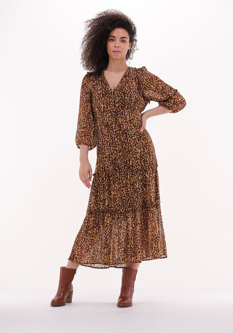 Braune SECOND FEMALE Maxikleid NUTMEG DRESS - large