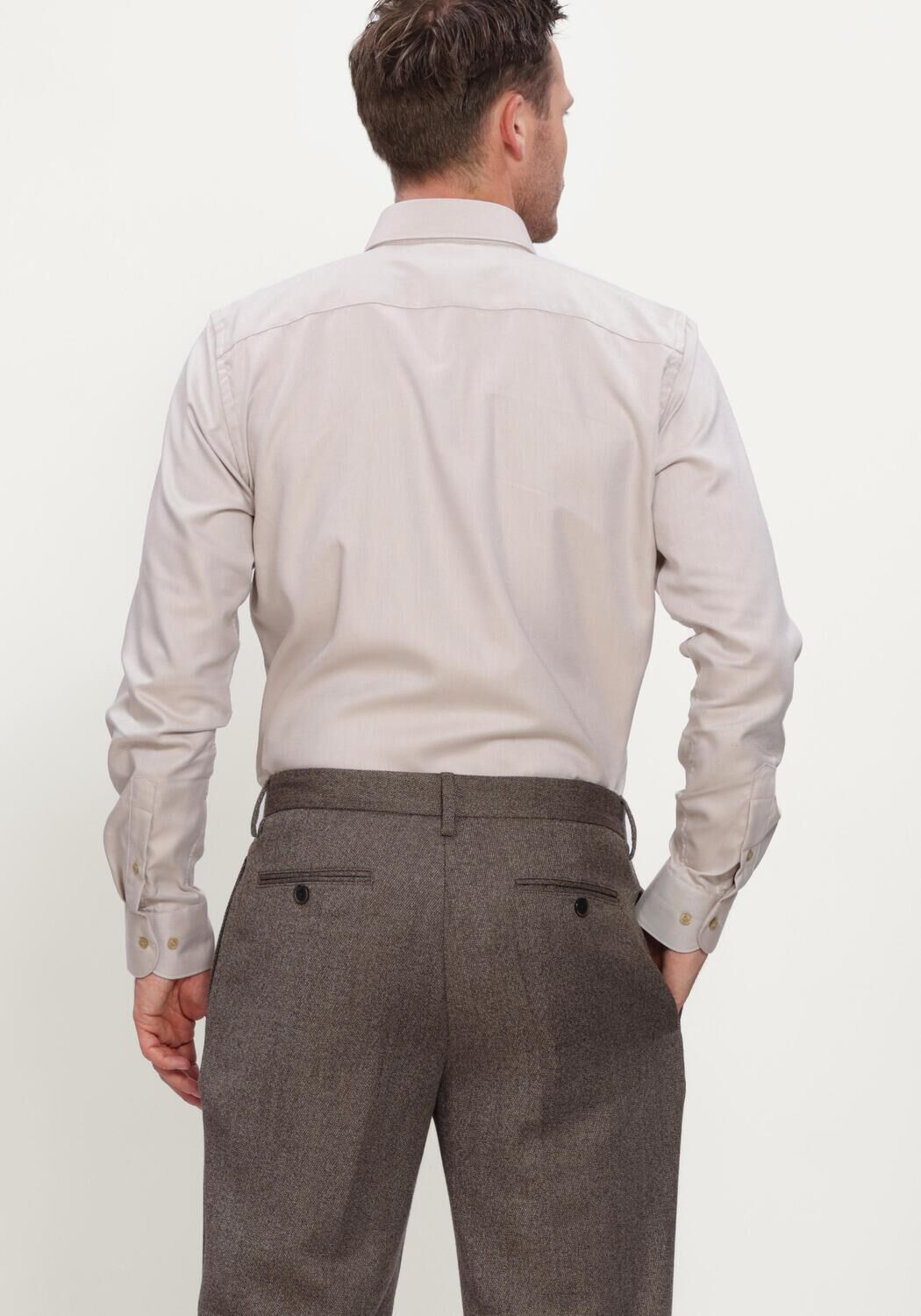 Beige PROFUOMO Klassisches Oberhemd CLASSIC - large