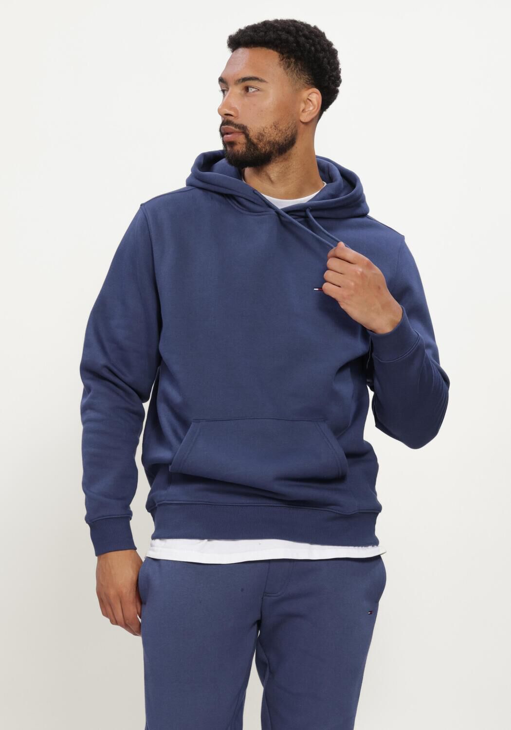Dunkelblau TOMMY JEANS Sweatshirt TJM REG S FLAG HOODIE EXT - large