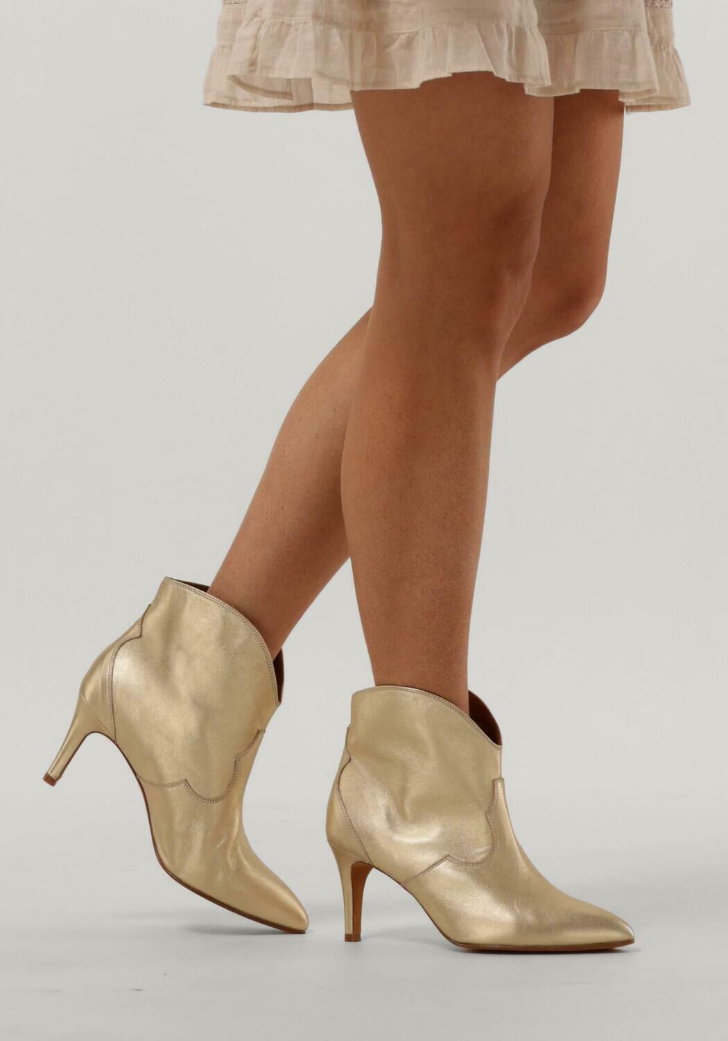 Goldfarbene TORAL Stiefeletten SELENE - large