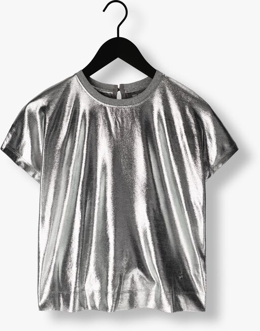 Silberne MOS MOSH T-shirt NIVOLA FOIL TEE - large
