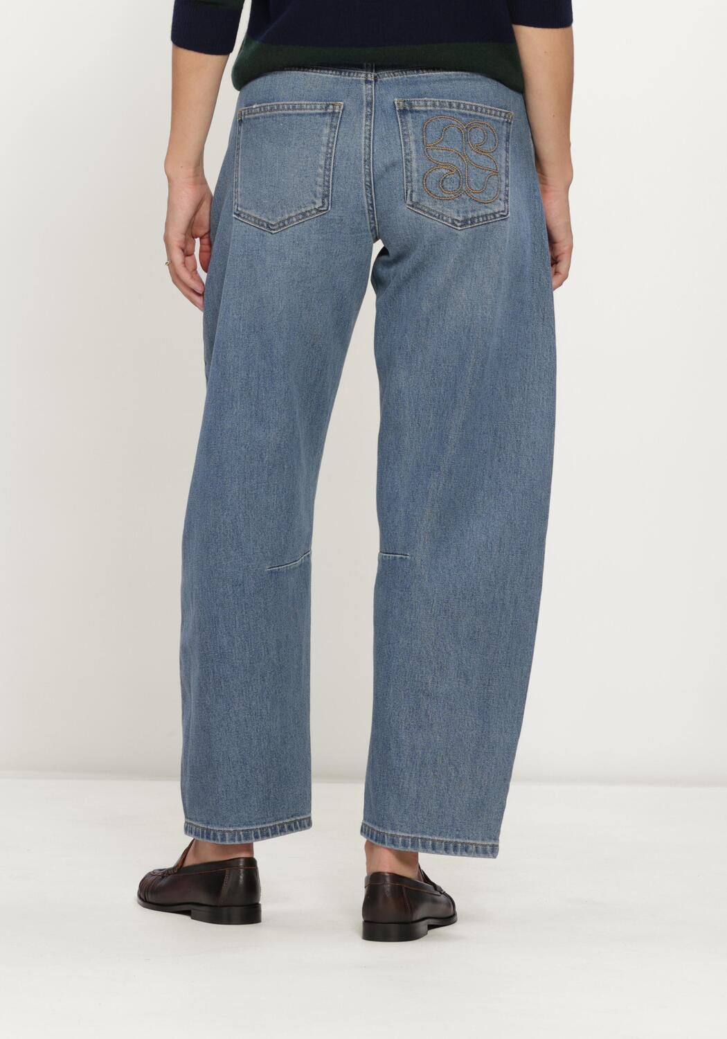 Hellblau MY ESSENTIAL WARDROBE Wide jeans JEANS BARREL MWHOTTIE139 LIMITED - large