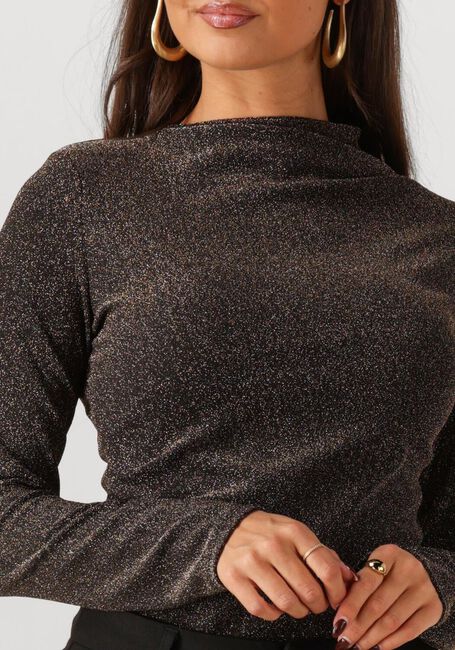 Bronzefarbene FREEBIRD Top TASMIN LS - large