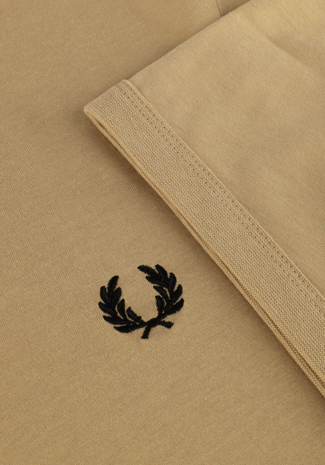 Camelfarbene FRED PERRY T-shirt RINGER T-SHIRT - large