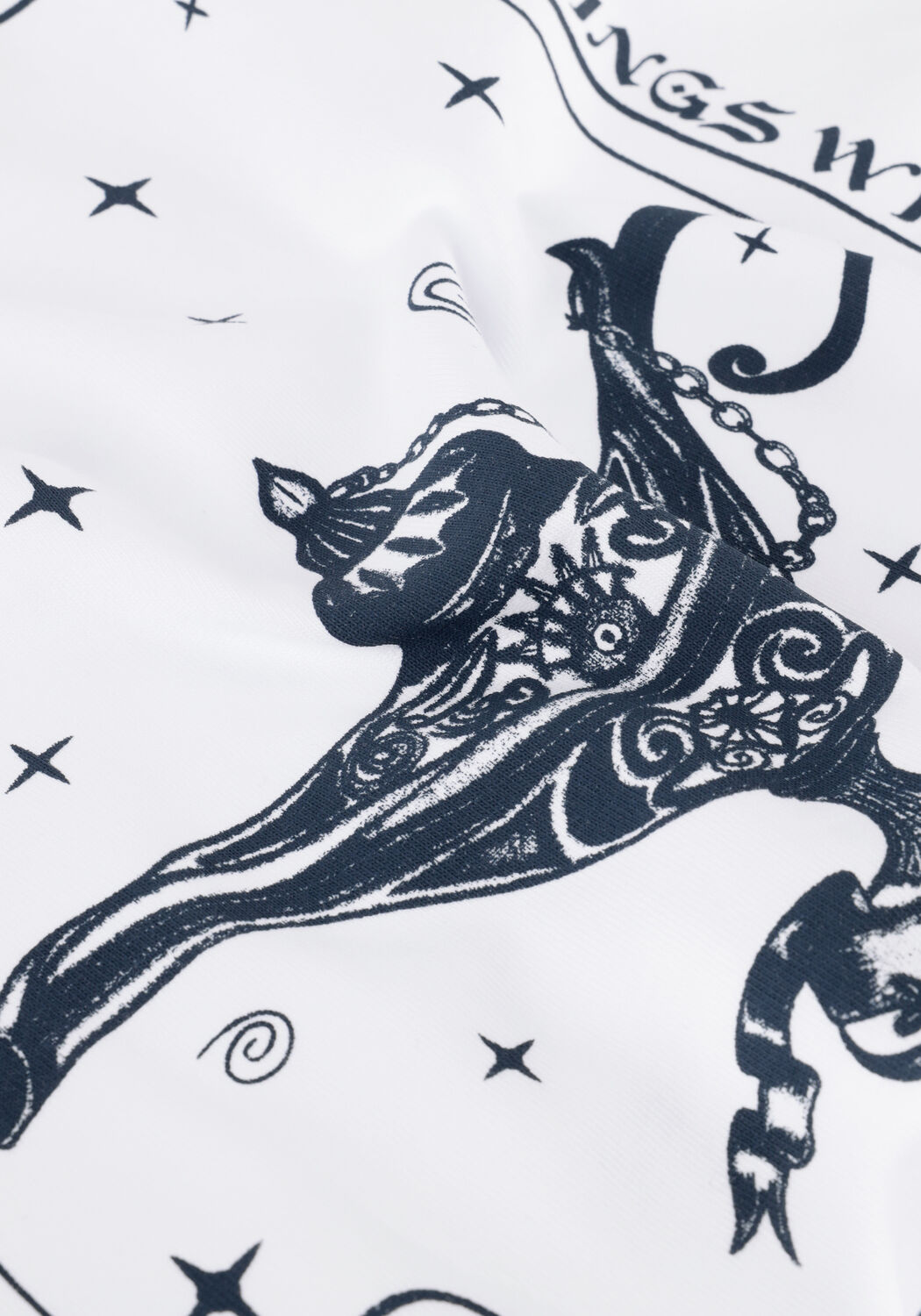 Wei&szlig;e WOODBIRD T-shirt BRAINE WISH TEE - large