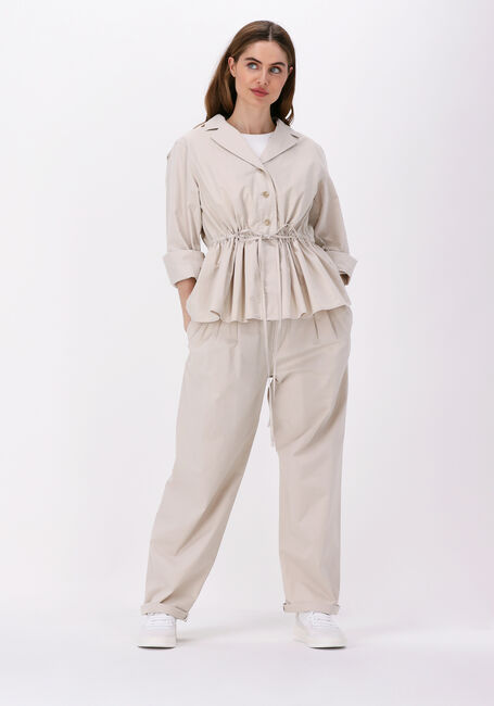 Sand VANILIA Blusen SATIN COTTON TOP - large