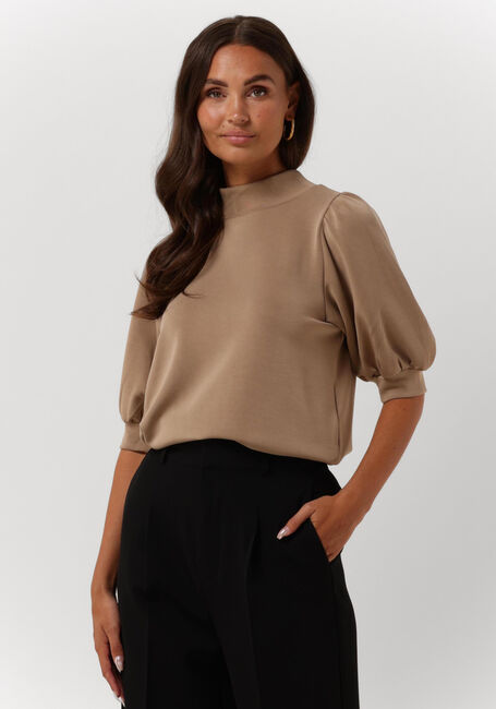 Braune MY ESSENTIAL WARDROBE Top THE PUFF BLOUSE - large