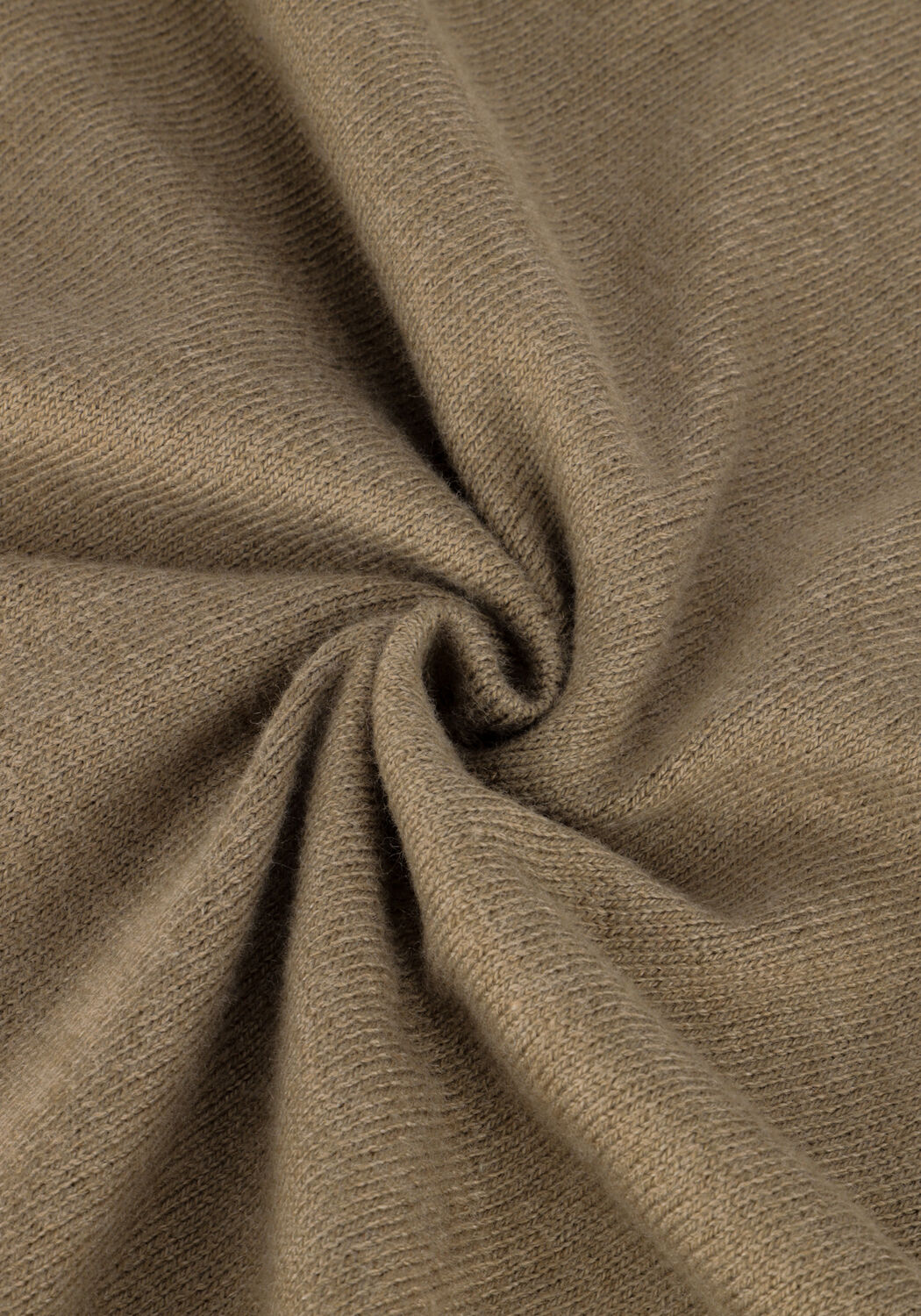 Gr&uuml;ne DSTREZZED Pullover MOCK NECK SOFT COTTON MELANGE - large