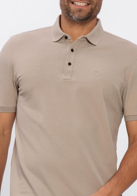 Beige CAST IRON Polo-Shirt SLIM FIT FINE PIQUE ESSENTIAL - large
