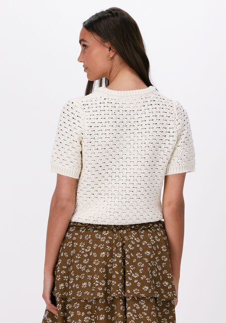 Beige SELECTED FEMME T-shirt SLFSISLEY SS KNIT TOP - large