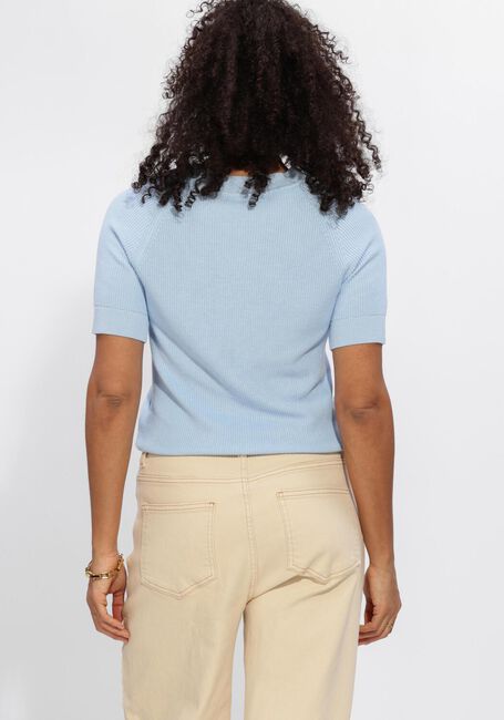 Hellblau SELECTED WOMEN Pullover SLFELINNA SS KNIT TOP - large