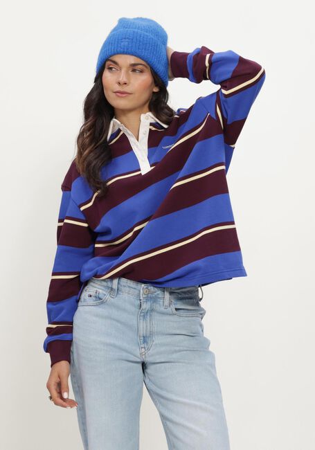 Mehrfarbige/Bunte TOMMY JEANS Pullover TJW RLX SCRIPT RUGBY - large