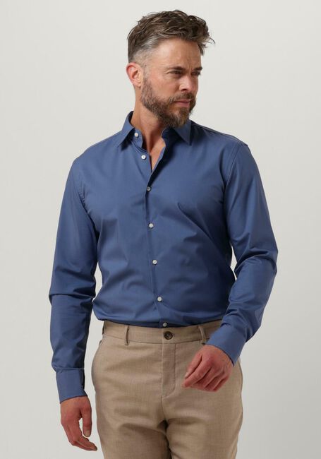 Blaue BOSS Klassisches Oberhemd H-HANK-KENT-C1-214 - large