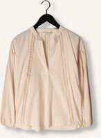 Weiße SUMMUM Blusen TOP LACE ACCENT TENCEL/COTTON Weiße SUMMUM Blusen TOP LACE ACCENT TENCEL/COTTON - medium