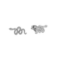 Silberne ATLITW STUDIO Ohrringe PARADE EARRINGS SNAKE - medium