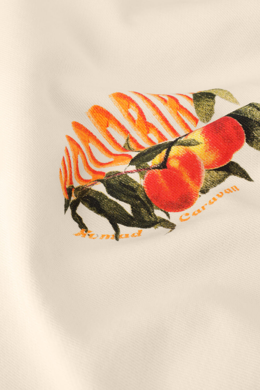 Beige WOODBIRD Sweatshirt JACS PEACH CREW - large
