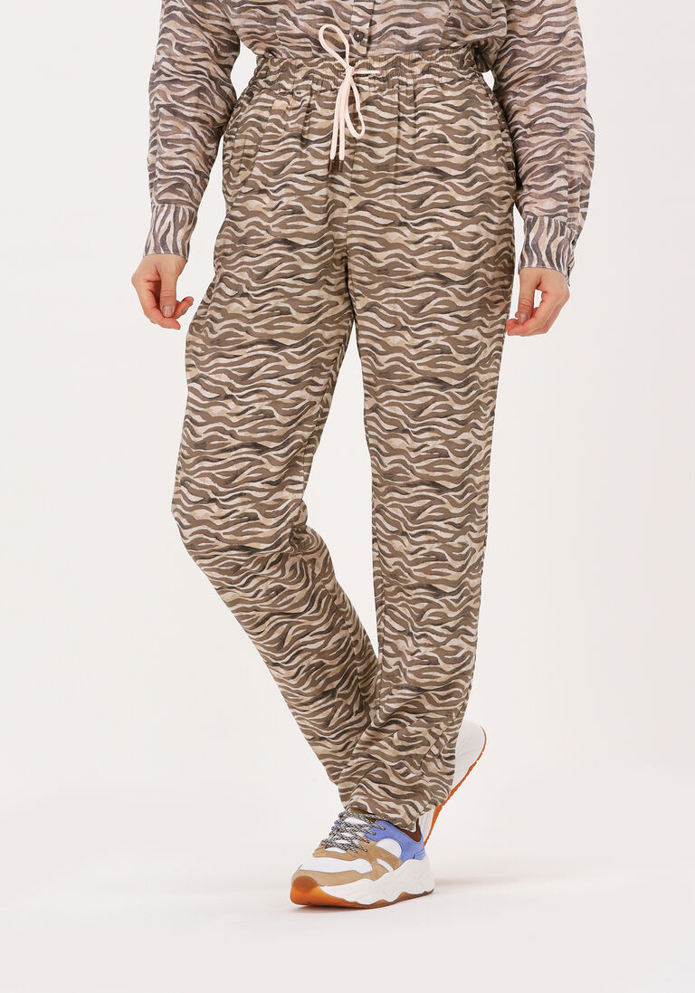 braune scotch & soda hose elasticated mid-rise regular-length pants