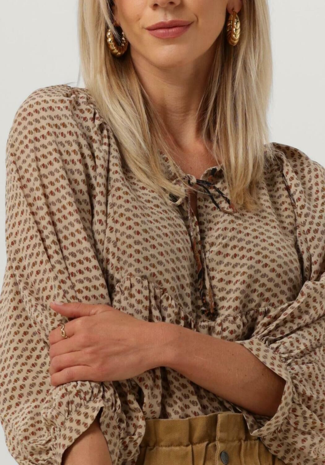 Mehrfarbige/Bunte SISSEL EDELBO Blusen ANGELINA SILK TOP