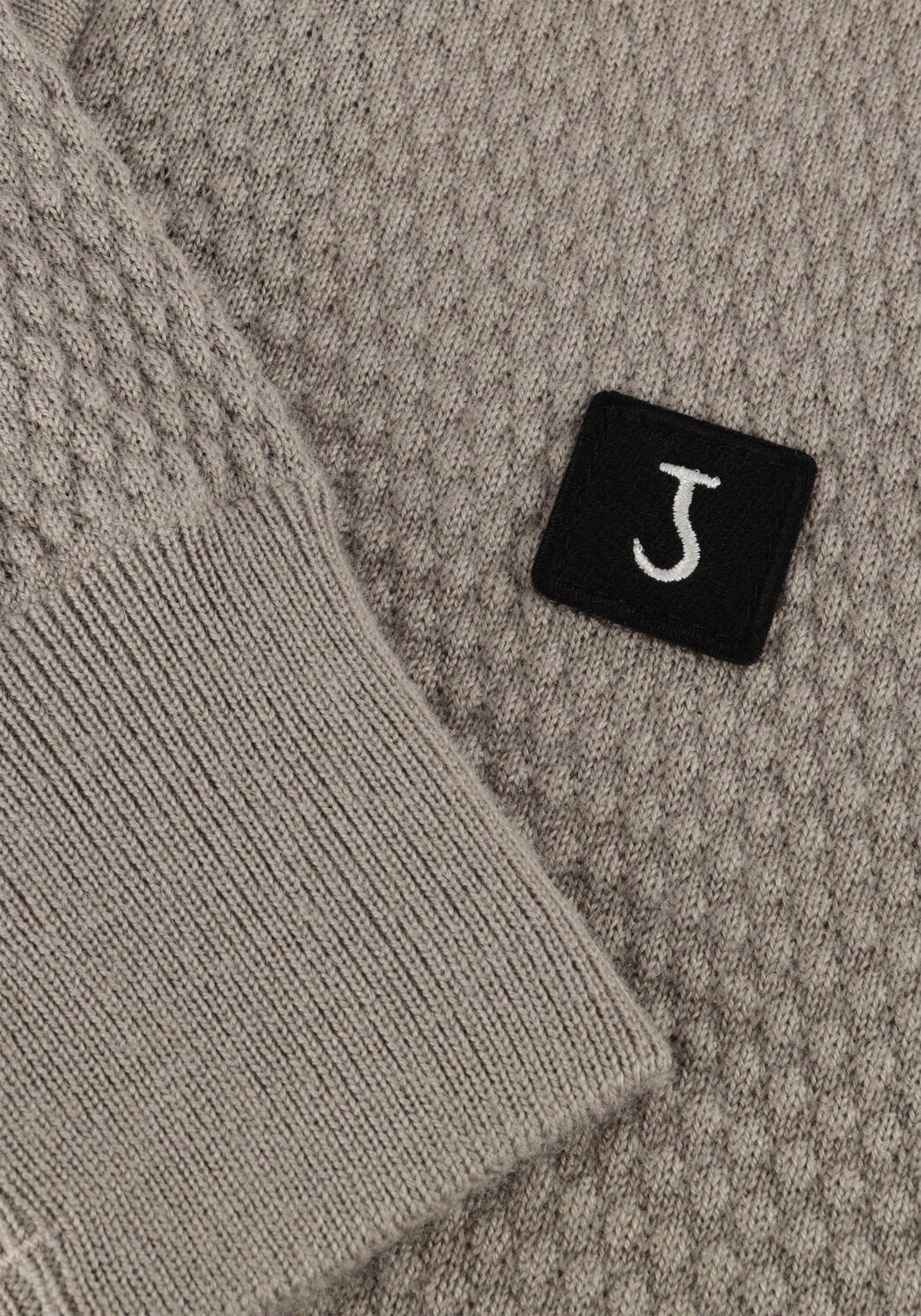 Hellgrau BUTCHER OF BLUE Pullover STRUCTURE HALFZIP - large