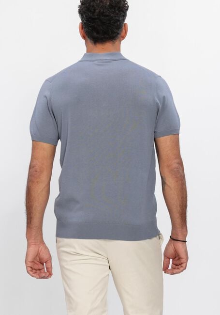 Blaue PROFUOMO Polo-Shirt POLO SS LUXURY BASIC - large